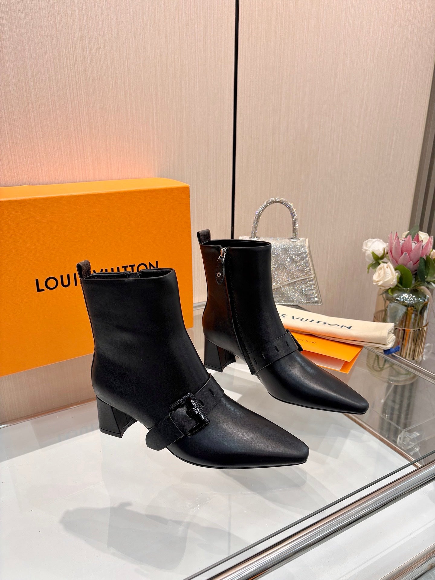 Lvv fashion printing new 4.5cm short boots 0725102002