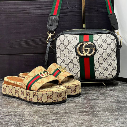 G fashion printed thick-soled best-selling slippers 0724051701