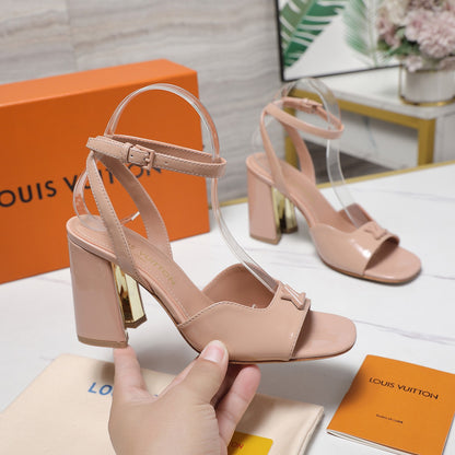 Lvv 25ss new high-heeled sandals 0725102305