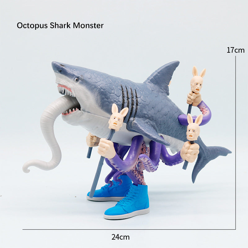 Shan Hai Jing tungtungsahur wooden stick mannequin ornament