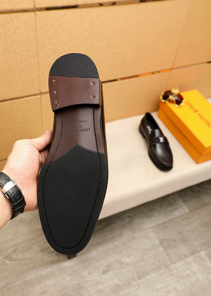 Lvv fashion printed leather shoes 0725073009