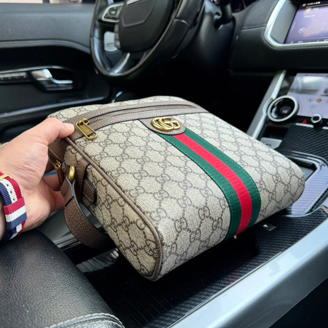 New style trendy genuine leather men's crossbody bag 10240223TJ23