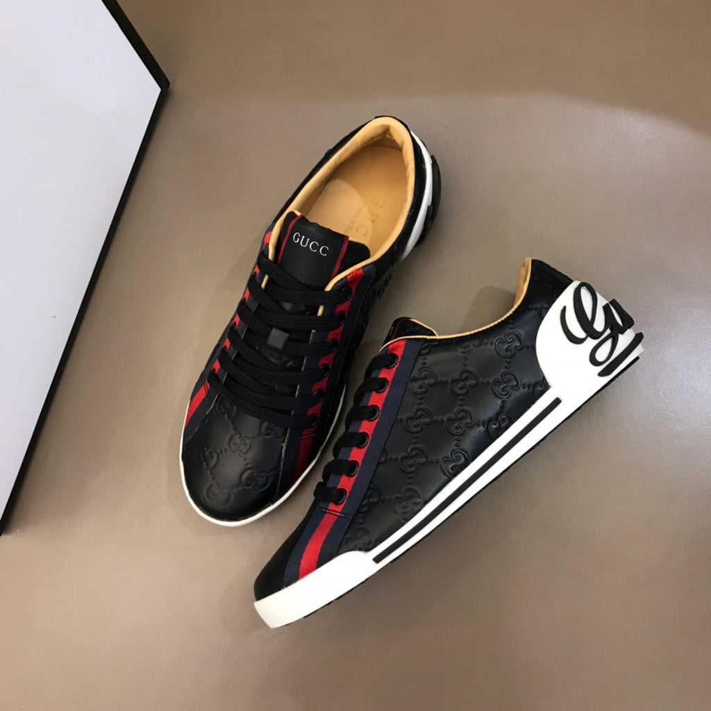 New Men's fashion lace-up casual shoes-3
