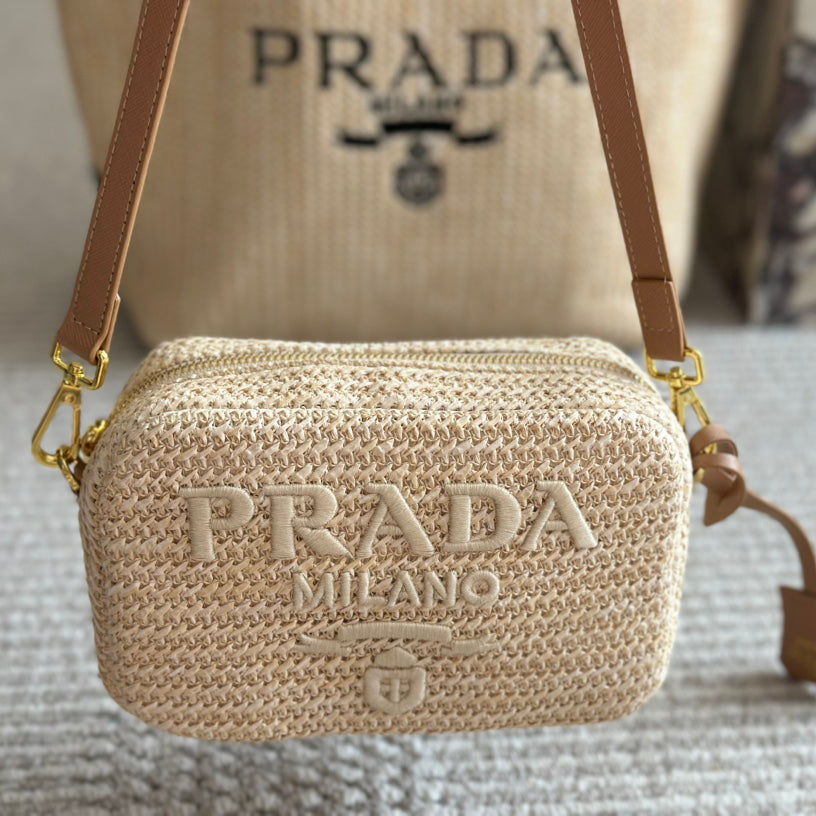 Summer straw camera bag 1824040207