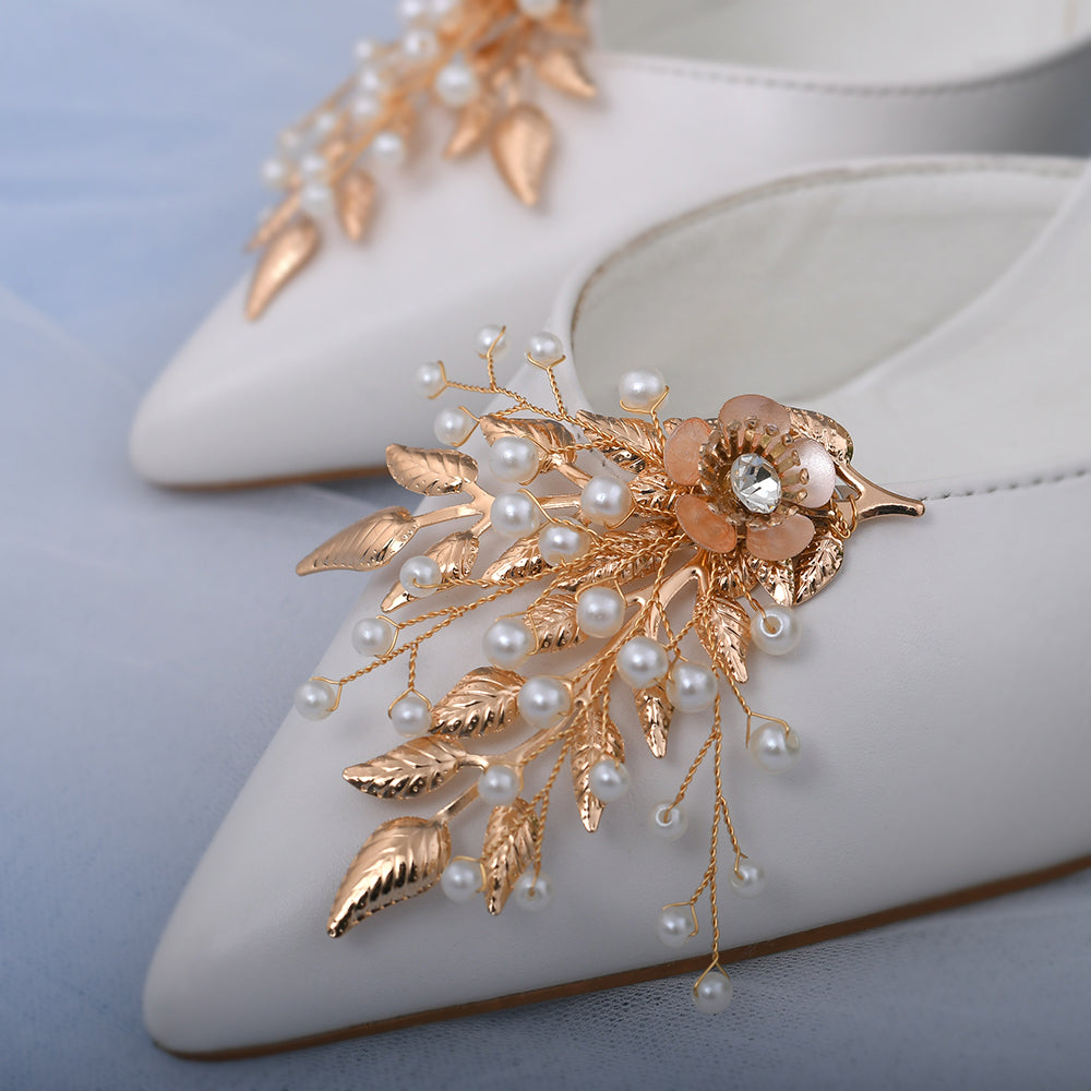Ladies Wedding High Heels Fashion Buckle Accessories Clothes Decoration