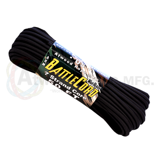 Atwood 2650 lbs BattleCord - 50 ft (Black) PCBC50