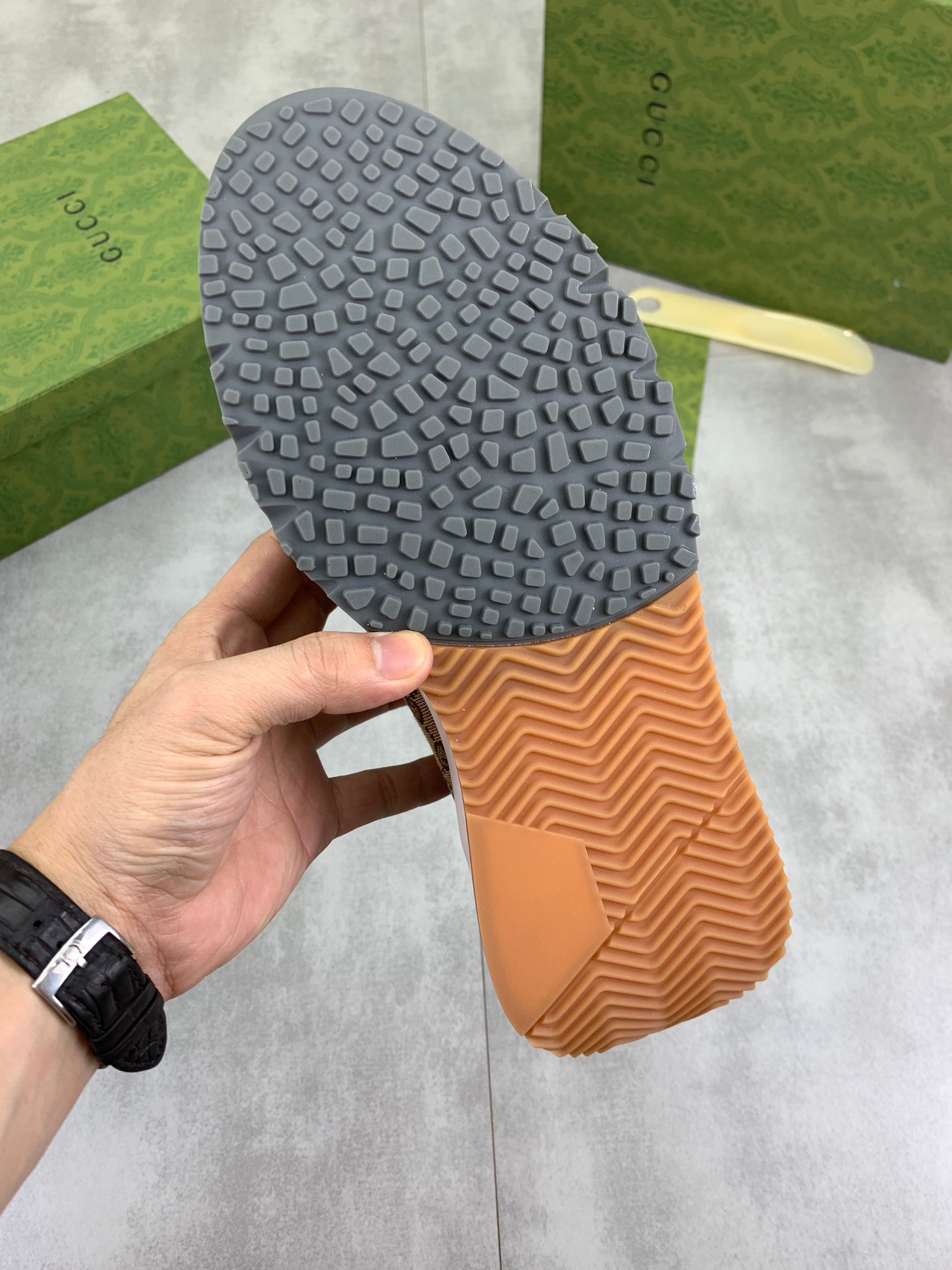 GG Men's printed sports shoes 0725101504