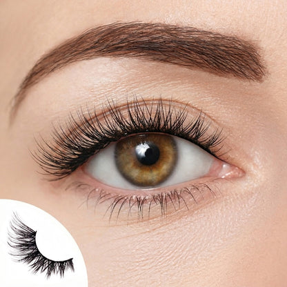 Moss Spring 7 Pairs Natural Glue-on Lashes
