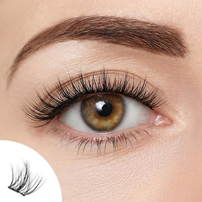 Opium Haze Segmented Natural Glue-on Lashes