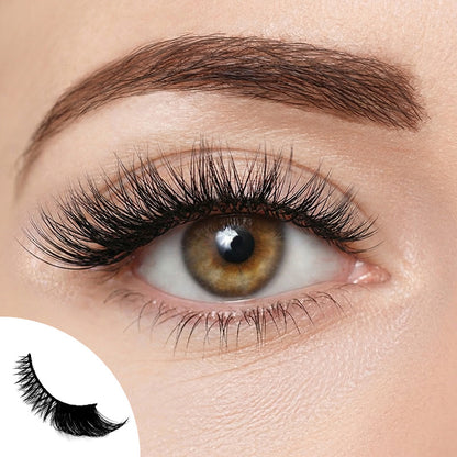 Eden Spark 5 Pairs Natural Glue-on Lashes