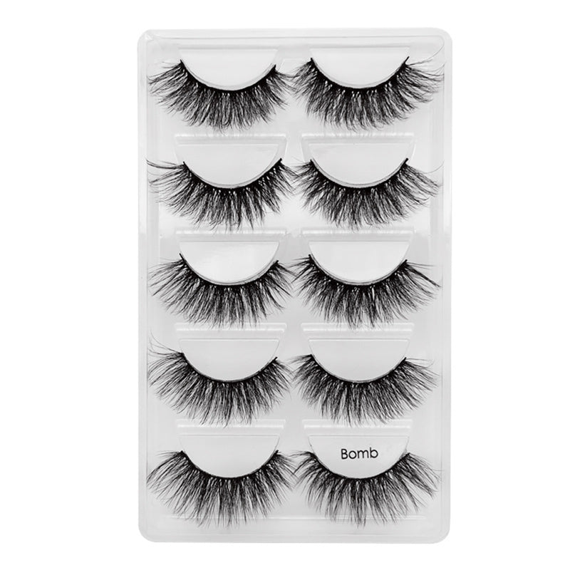 Echo Bloom 5 Pairs Natural Glue-on Lashes