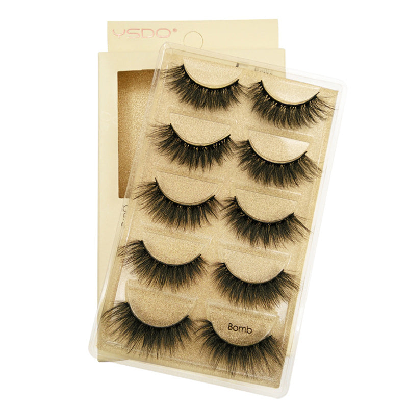 Echo Bloom 5 Pairs Natural Glue-on Lashes