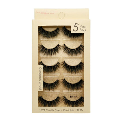 Echo Bloom 5 Pairs Natural Glue-on Lashes