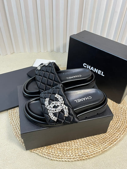 CNL thick-soled Velcro women's slippers 0724042703