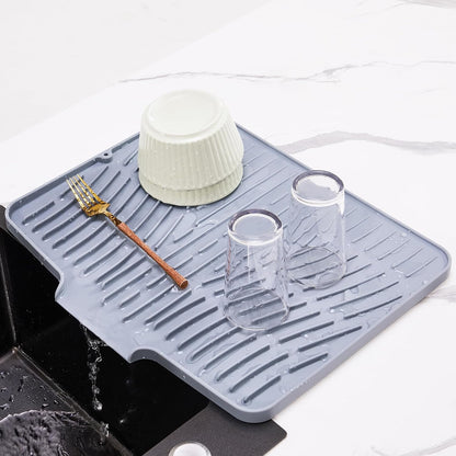 Silicone Dish Drying Mat – Heat Resistant, Non-Slip, Quick-Dry