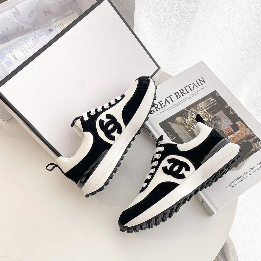 New Sneakers Leather Platform Casual Shoes 1024031409