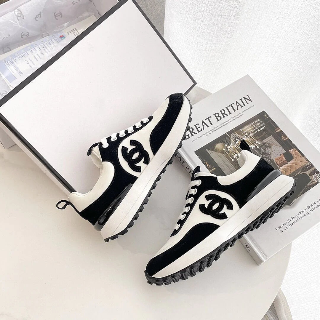 New Sneakers Leather Platform Casual Shoes 1024031409