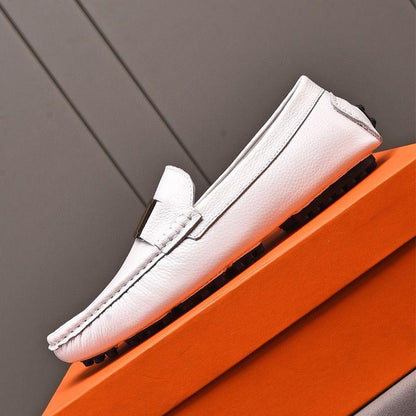 Genuine Leather Casual Comfortable Men's Slip-on ShoesPD05202412401