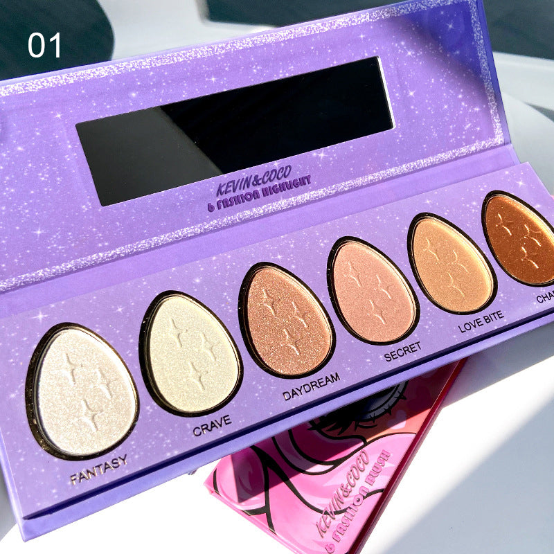Professionl Mineral 6 Colors Matte Face Blush Palette