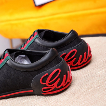 GG classic printed low-top rubber-soled sports shoes 0725061703