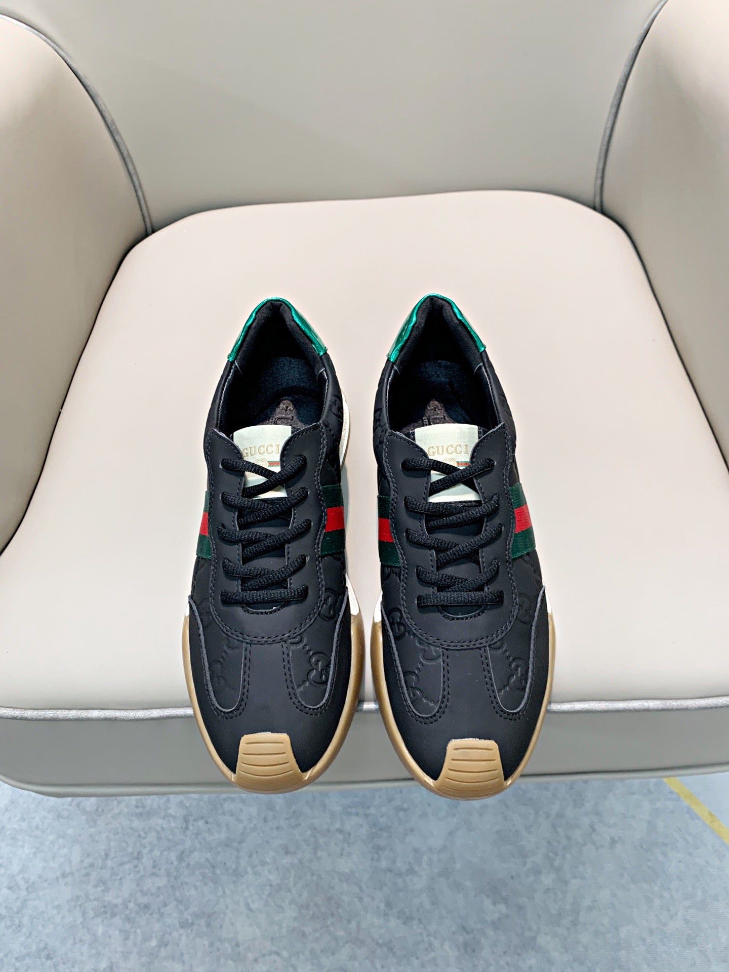 Men's imported high-quality cowhide wear-resistant non-slip rubber sole