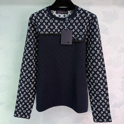 New Patchwork Knit Long Sleeve 1025102110