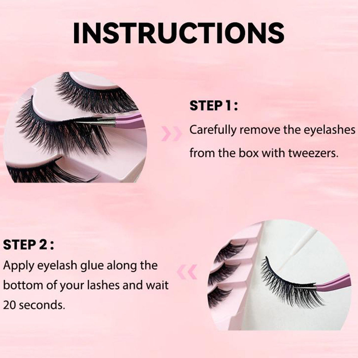 Twilight Fringes 7 Pairs Natural Glue-on Lashes