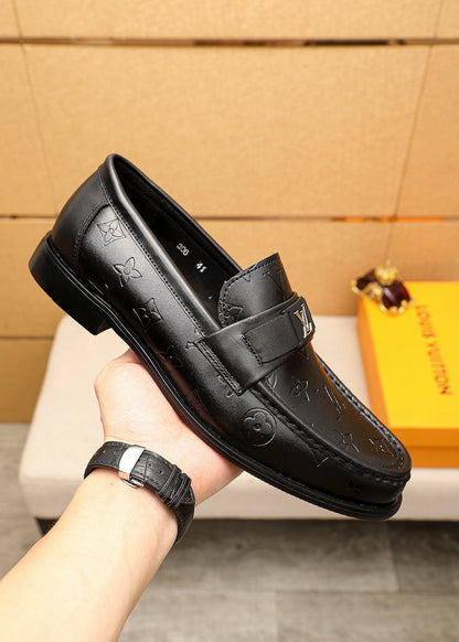 Lvv fashion printed leather shoes 0725073009