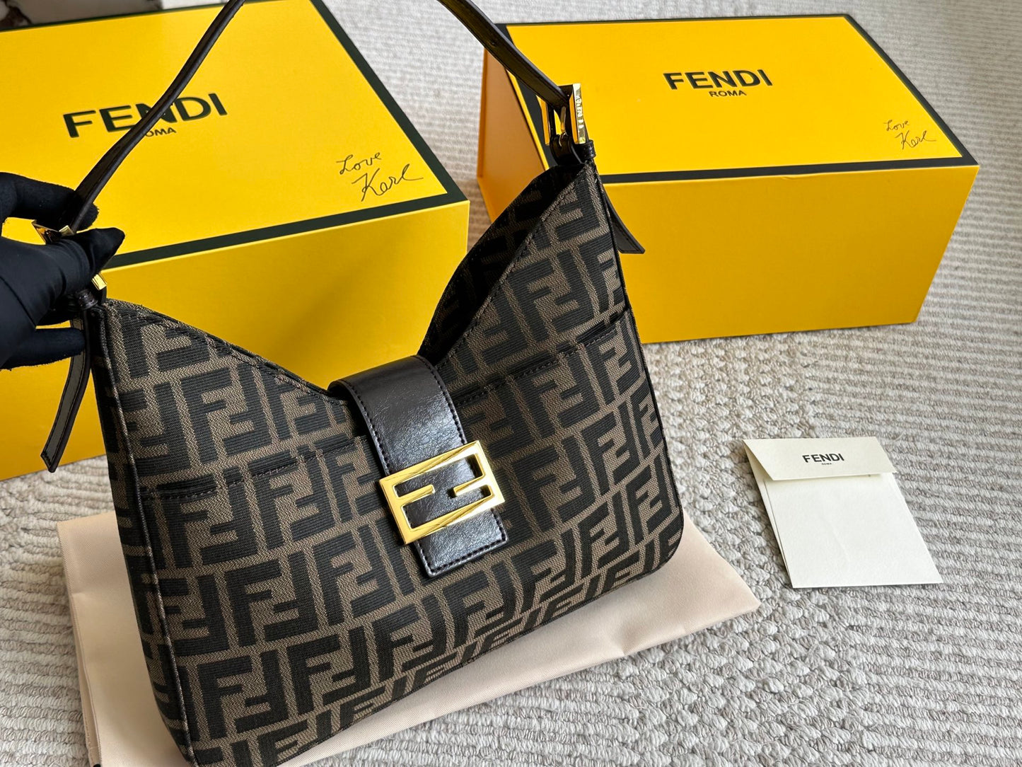 FD Fashionable single-shoulder Baguette Bag 0725090902