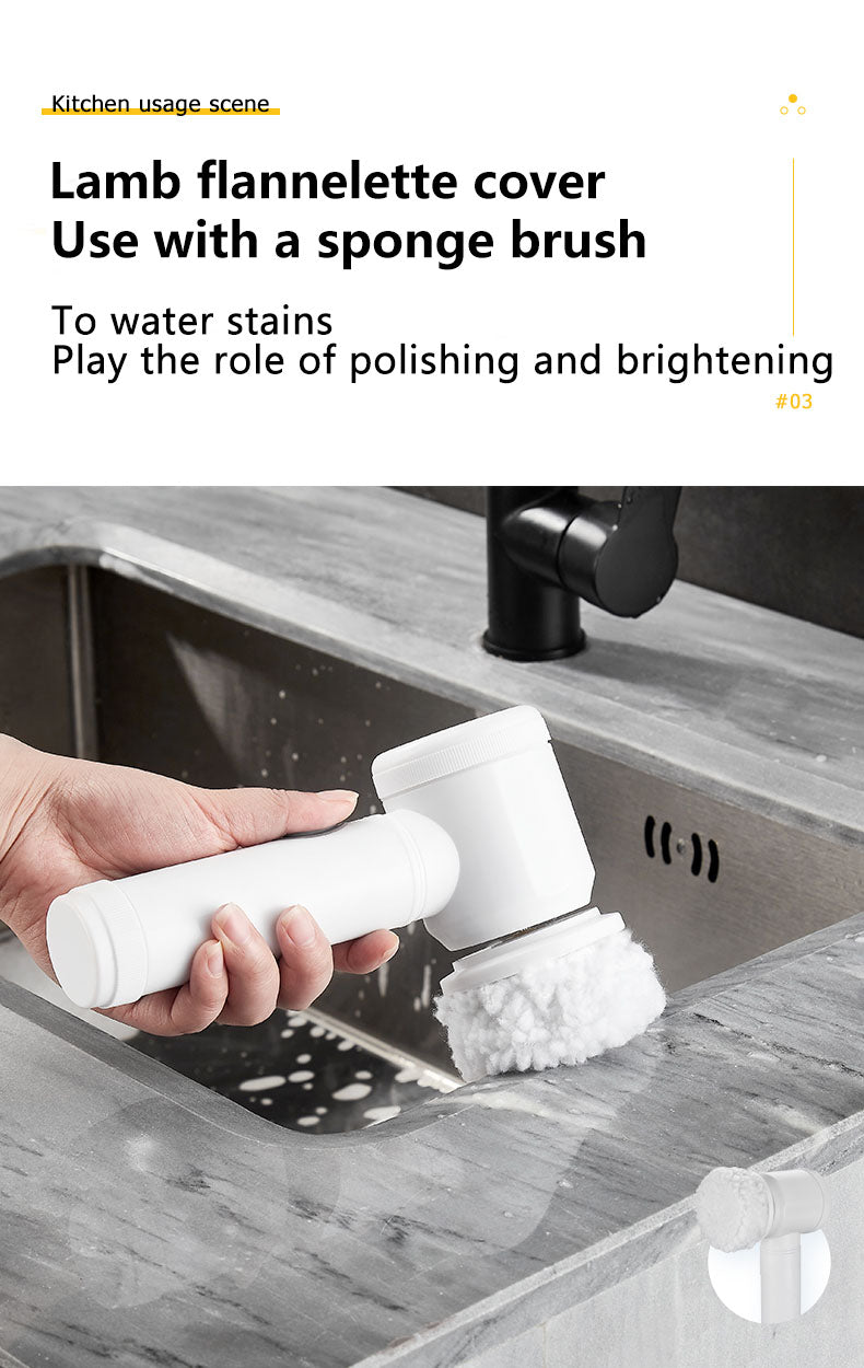 Electric Kitchen Bathroom Cleaning Tool Set