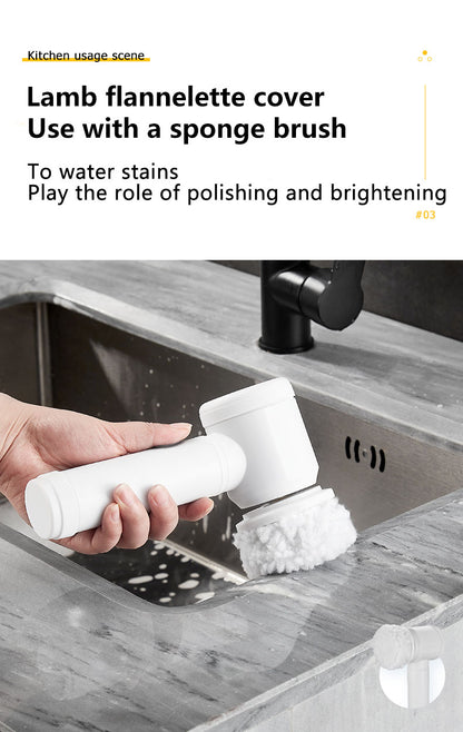 Electric Kitchen Bathroom Cleaning Tool Set