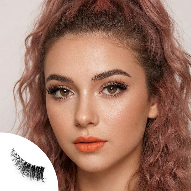 Free Soul 10 Pairs Natural Glue-on Lashes
