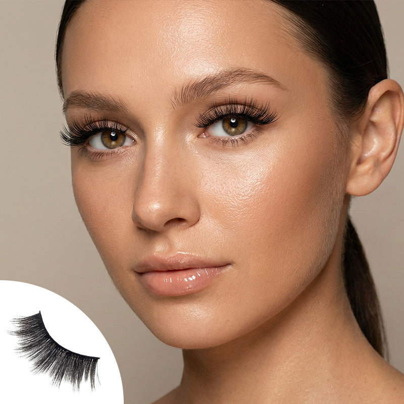 Wild Rose 5 Pairs Natural Glue-on Lashes