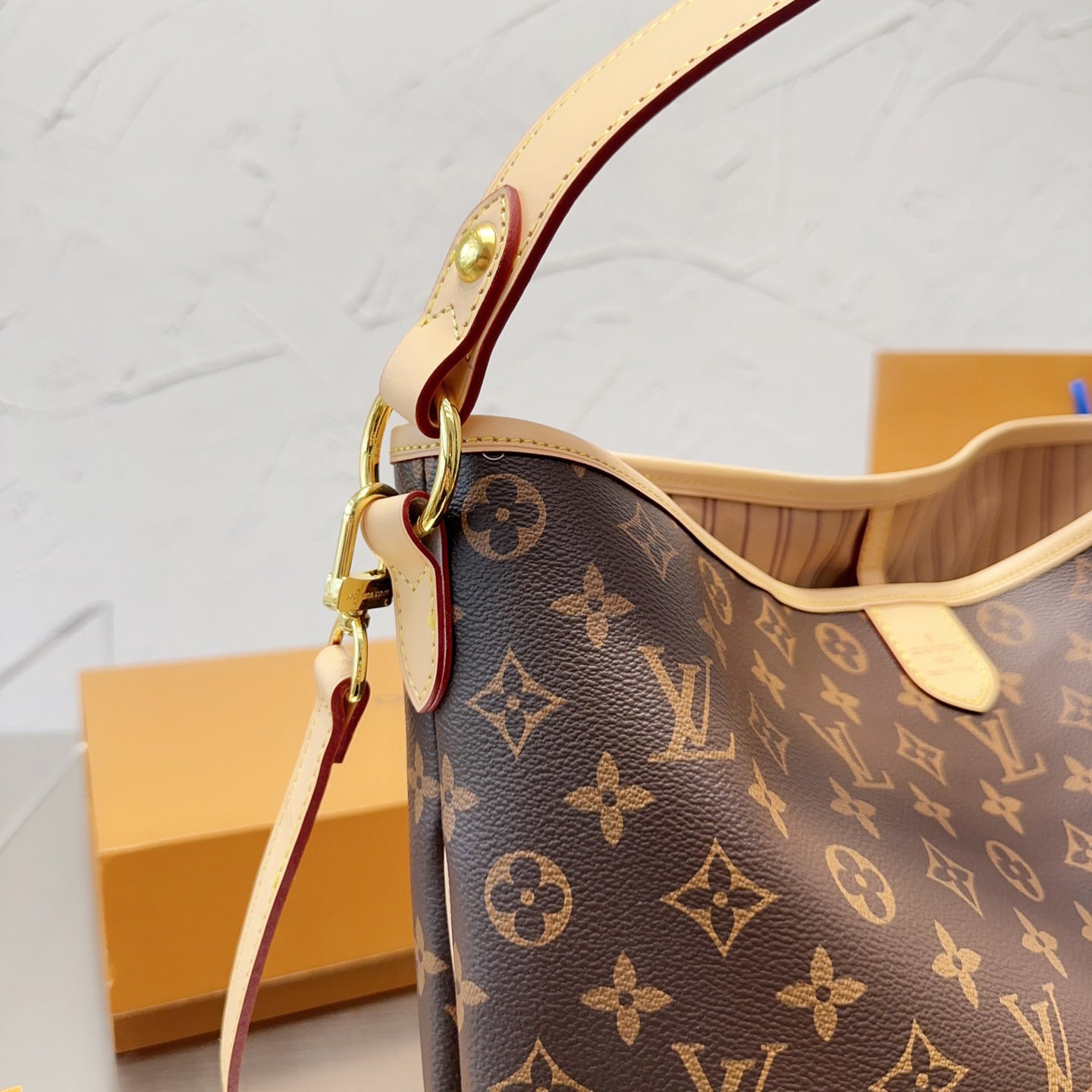 New Wide Shoulder Strap Classic Print Tote Bag XC1623071706