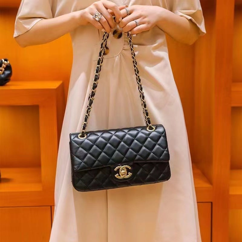 RHOMBUS CHAIN BAGWOMEN'S FASHION VERSATILELARGE CAPACITY SHOULDERMESSENGER BAG