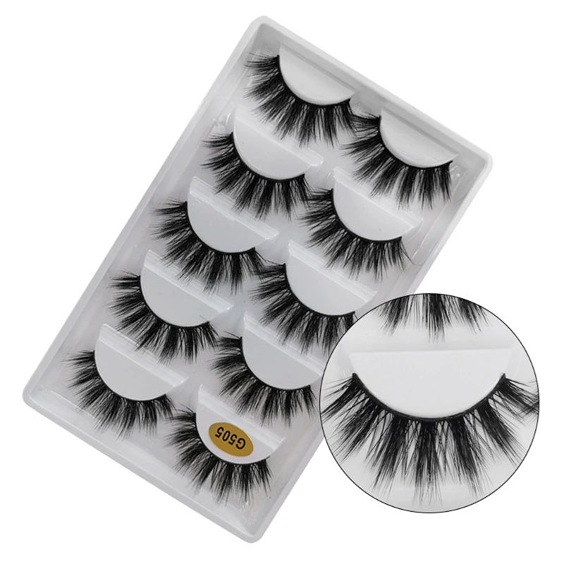 Fable Charm 5 Pairs Natural Lashes