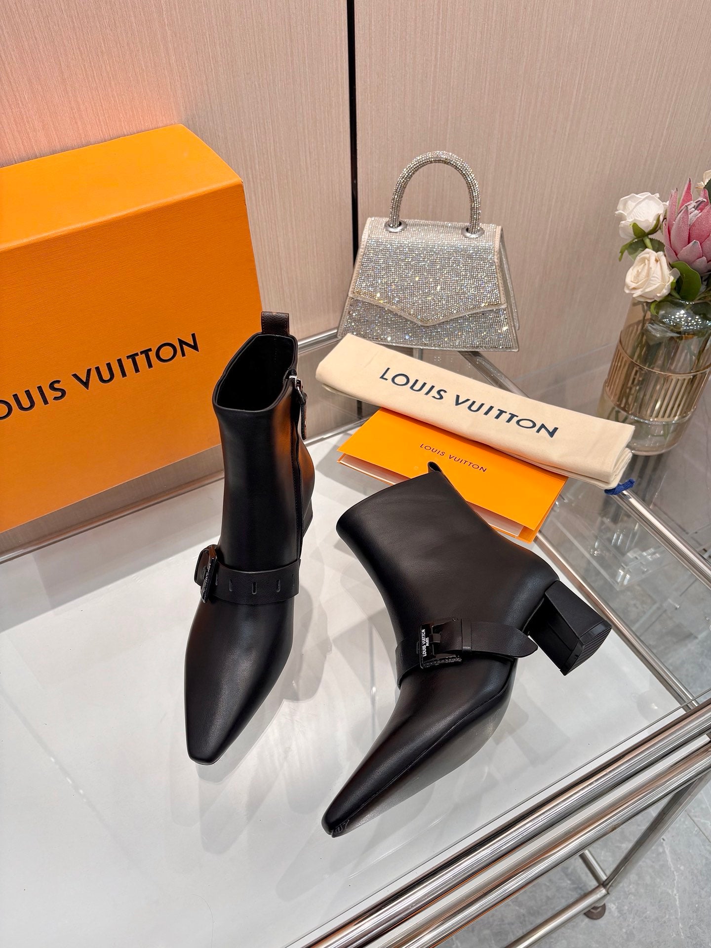 Lvv fashion printing new 4.5cm short boots 0725102002