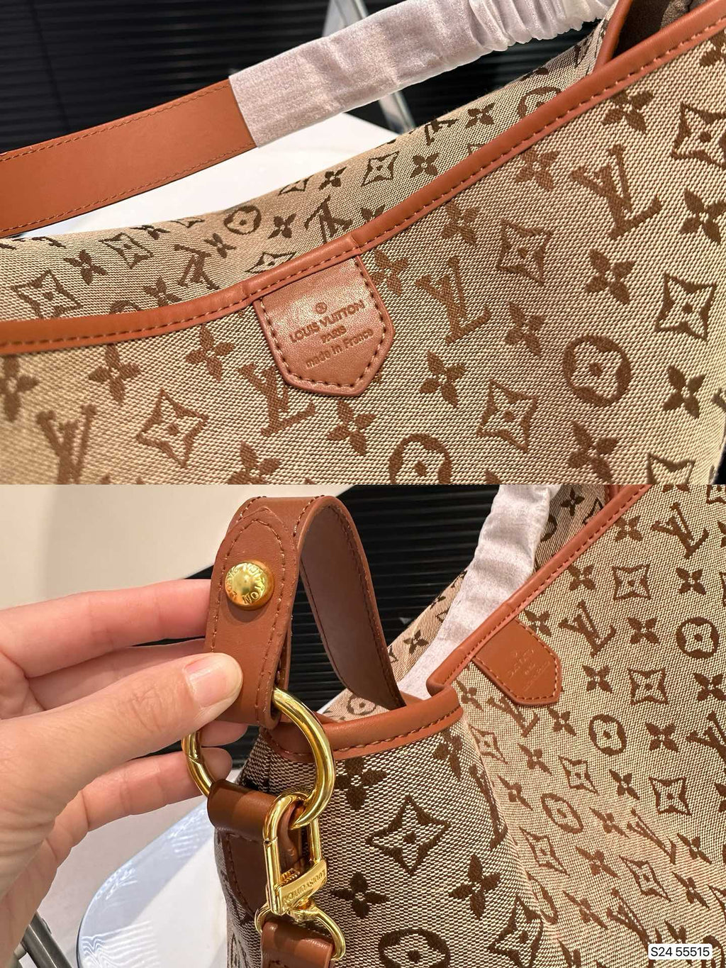 V Fashion All-match Printed Tote Bag 0724061206