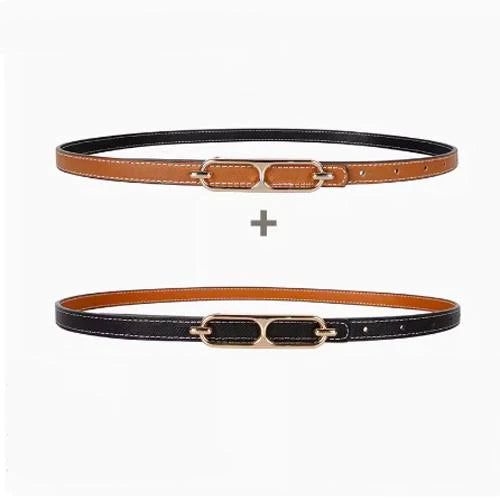 New H Family Leather Fine Belt 1024032019