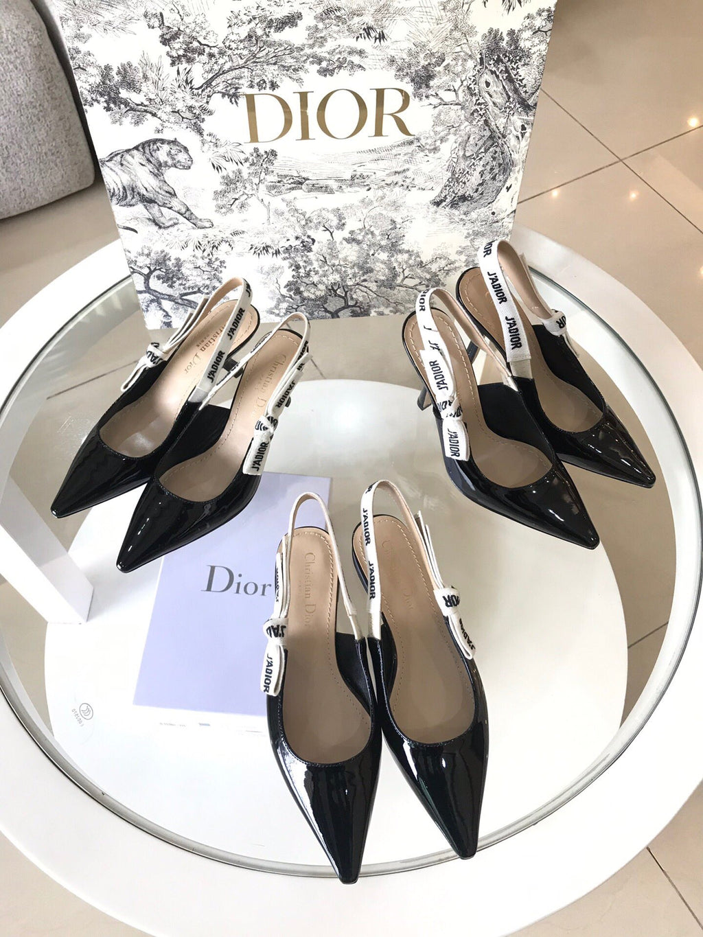 Dio Pointed bow letter ribbon slingback slingback shoes 0724070401