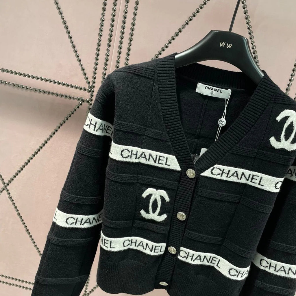 New Casual Letter Jacquard Long Sleeve Jacket 1024030610