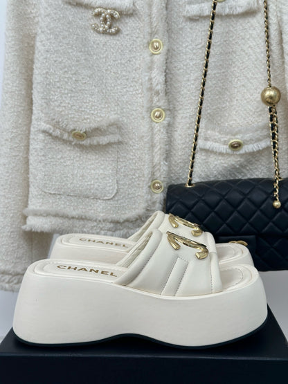 CNL Women Leather Platform Sandal 0724062801