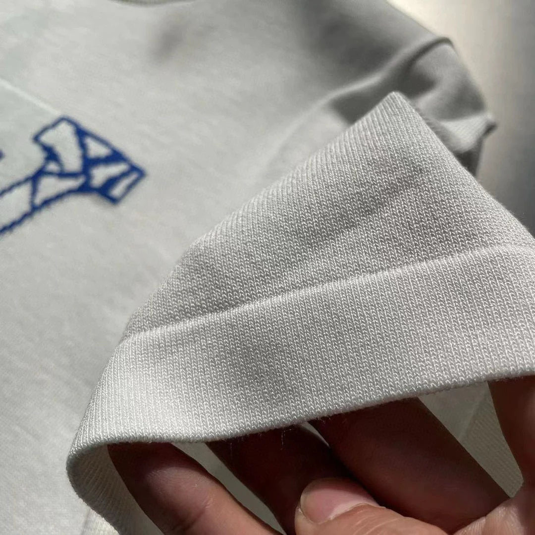 New Style Printed Trendy Round Neck T-shirt Men's And Women's Cotton Top 1024030418