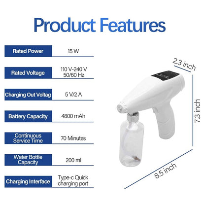 Wireless Electric Sprayer for Sterilizing