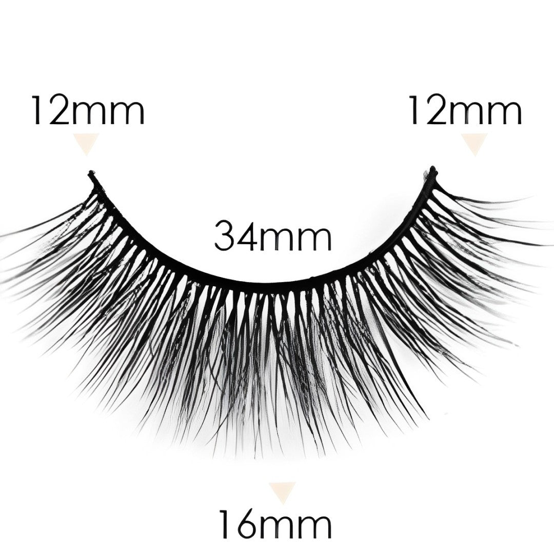 Sultry Soul Ⅲ 3 Pairs Natural Glue-on Lashes