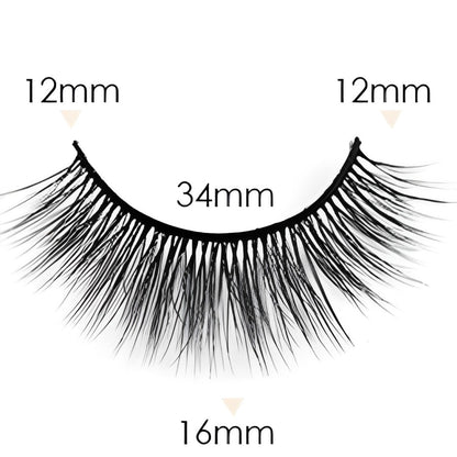 Sultry Soul Ⅲ 3 Pairs Natural Glue-on Lashes