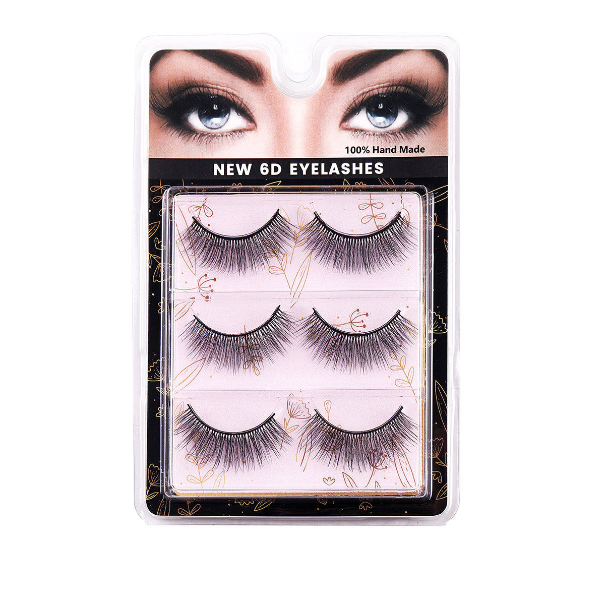 Sultry Soul Ⅲ 3 Pairs Natural Glue-on Lashes
