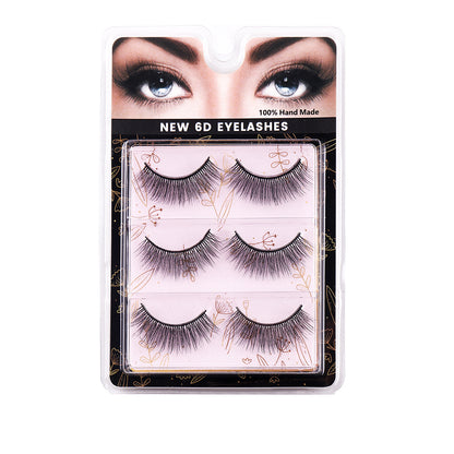 Sultry Soul Ⅲ 3 Pairs Natural Glue-on Lashes