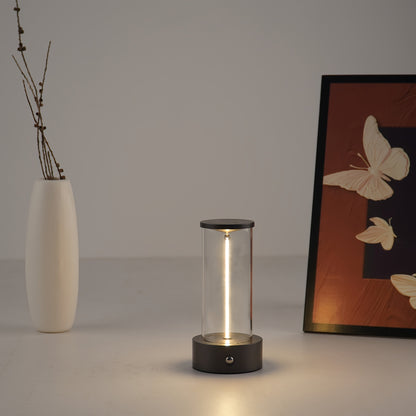 Rechargeable bedside quantum light dimmable with breathing variable light