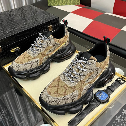 GG men's casual sneakers with print  0725102202